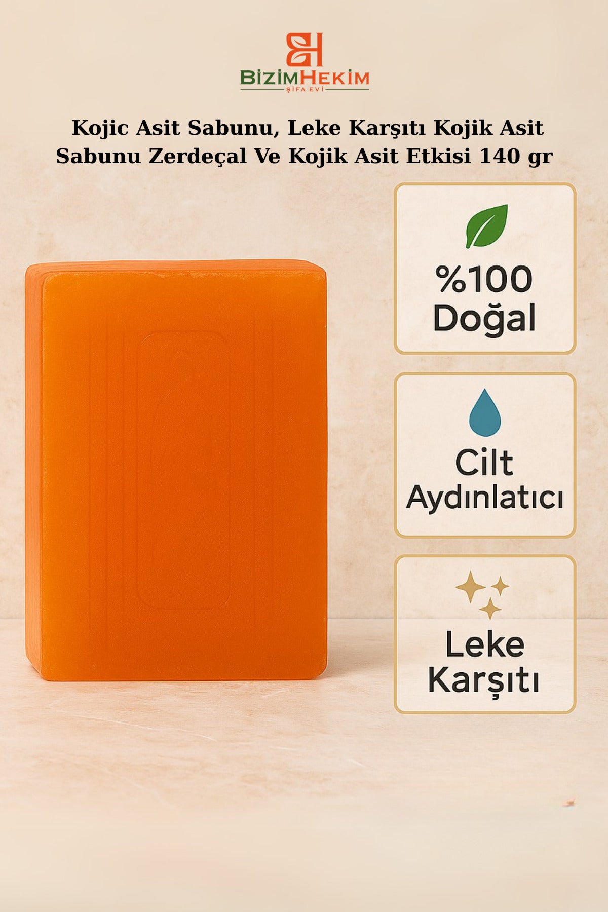 Kocik Asit Sabunu, Leke Karşıtı Kocik Asit Sabunu Zerdeçal Ve Kocik Asit Etkisi 140 gr