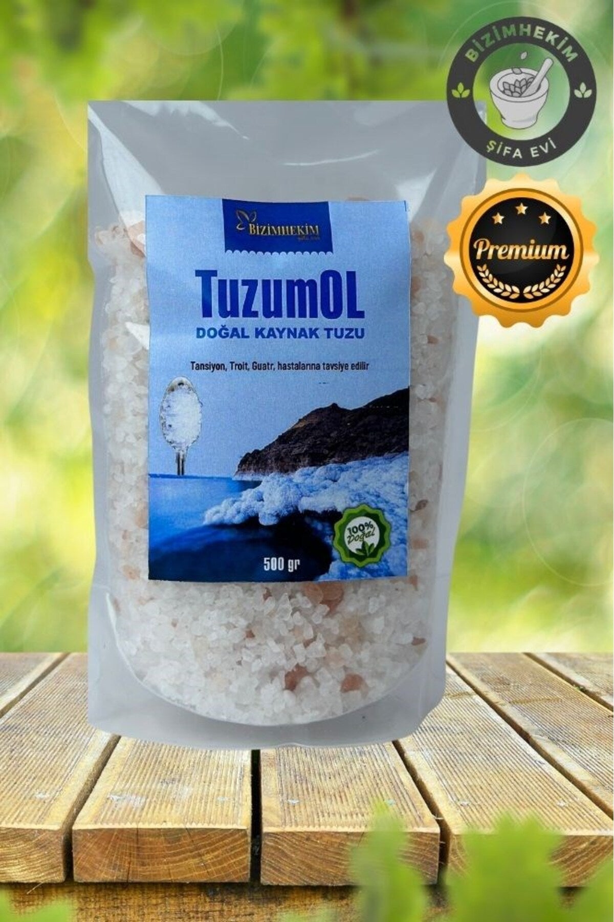 Doğal Kaynak Kaya Tuzu Sofra Tuzu 500 gr