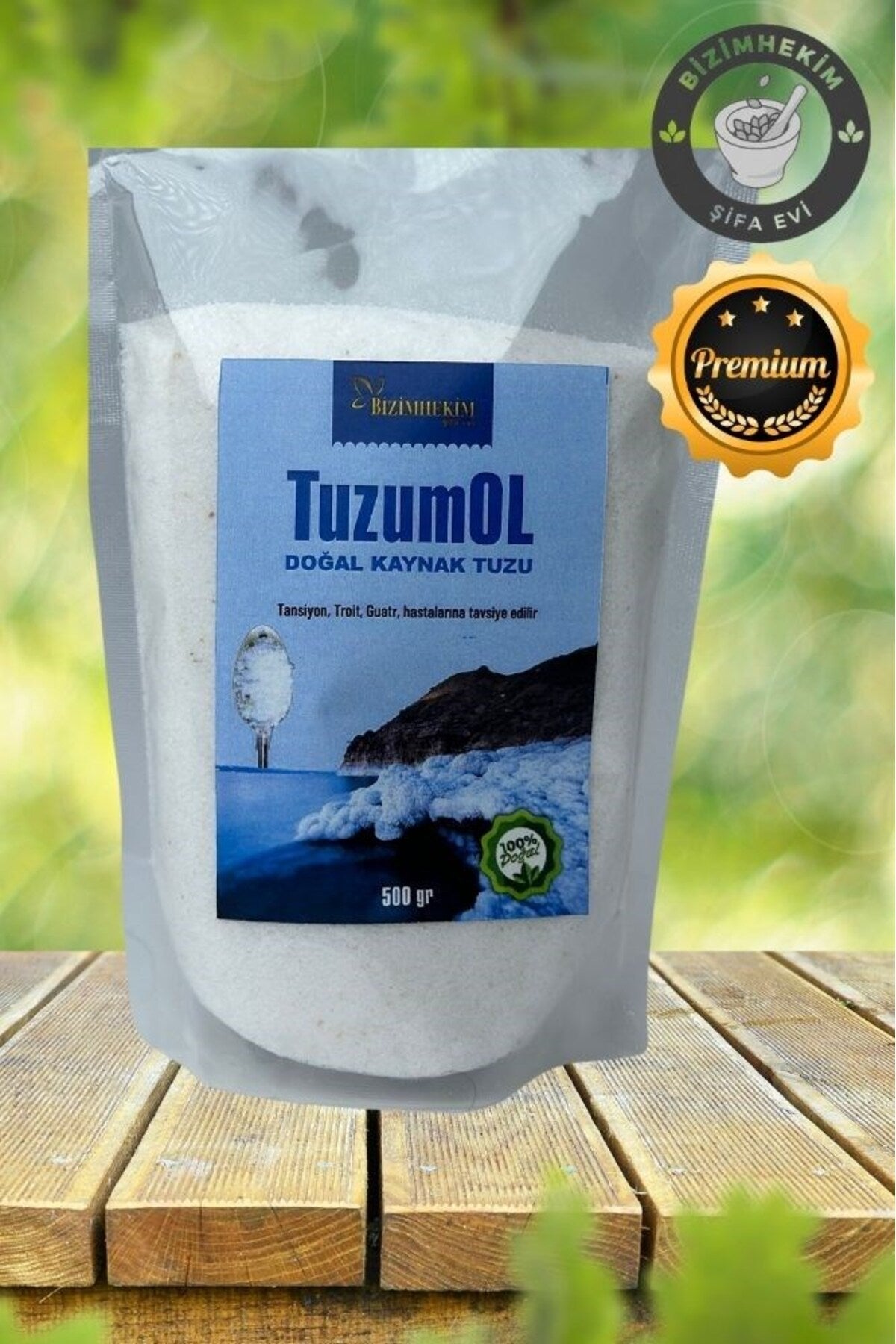 iyotlu ince Sofra Tuzu 500 gr Öğütülmüş Doğal Kaynak Tuzu