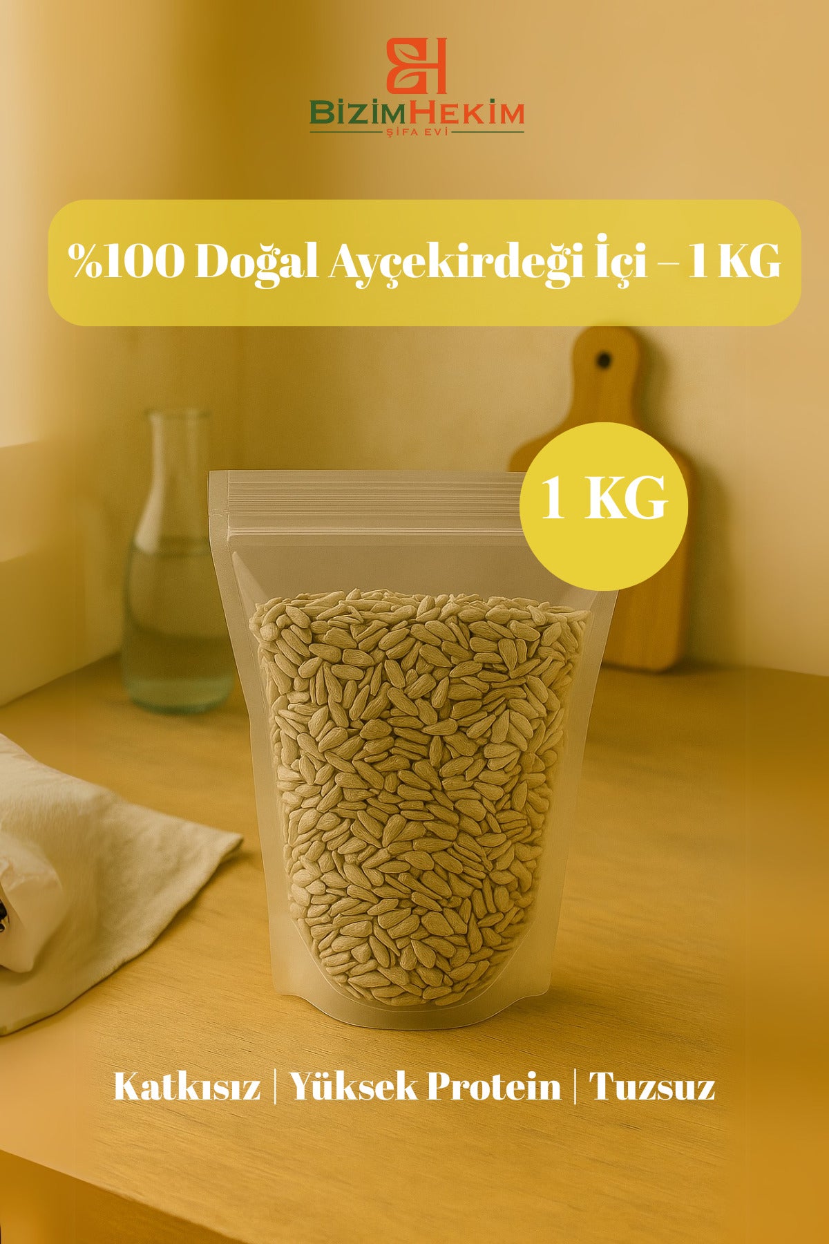 %100 Doğal Ayçekirdeği İçi – 1 KG