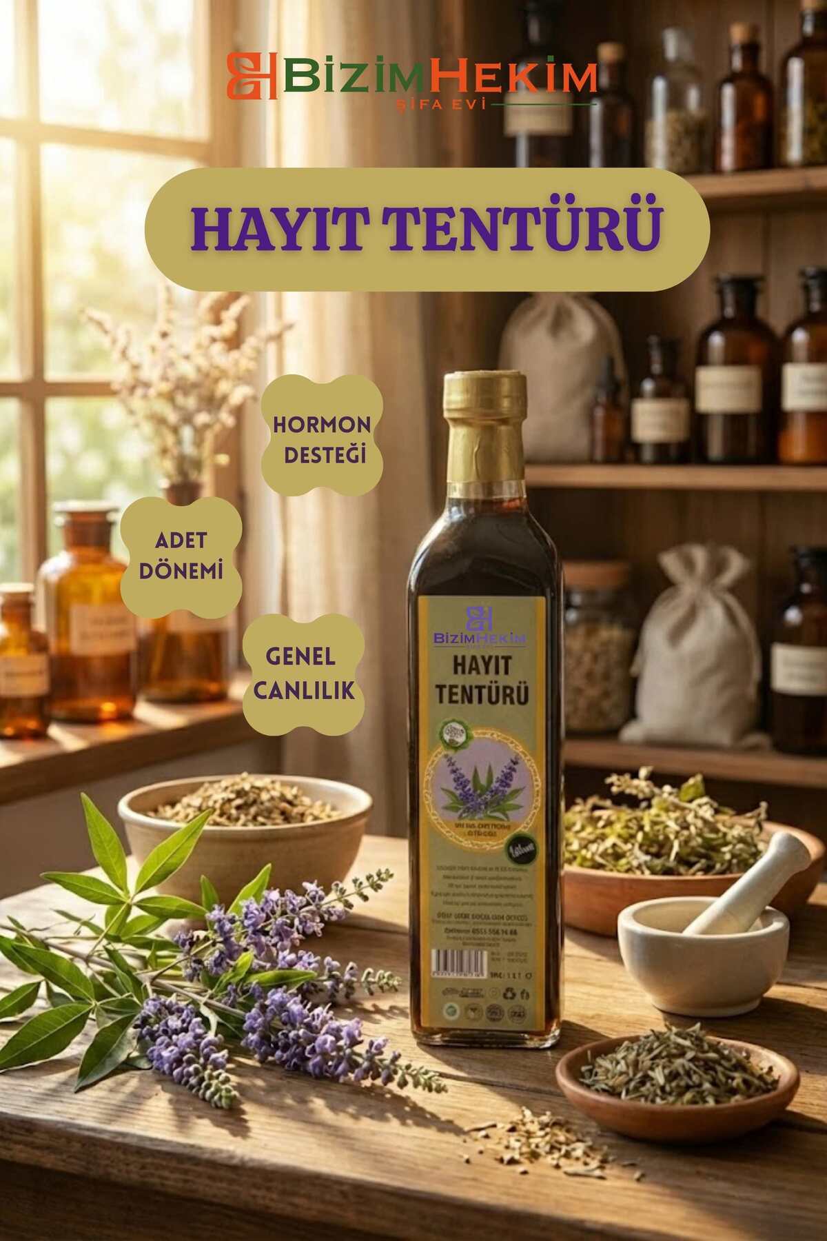 Hayıt Tentürü Kadın Döngüsüne Özel Destek 1000 ml