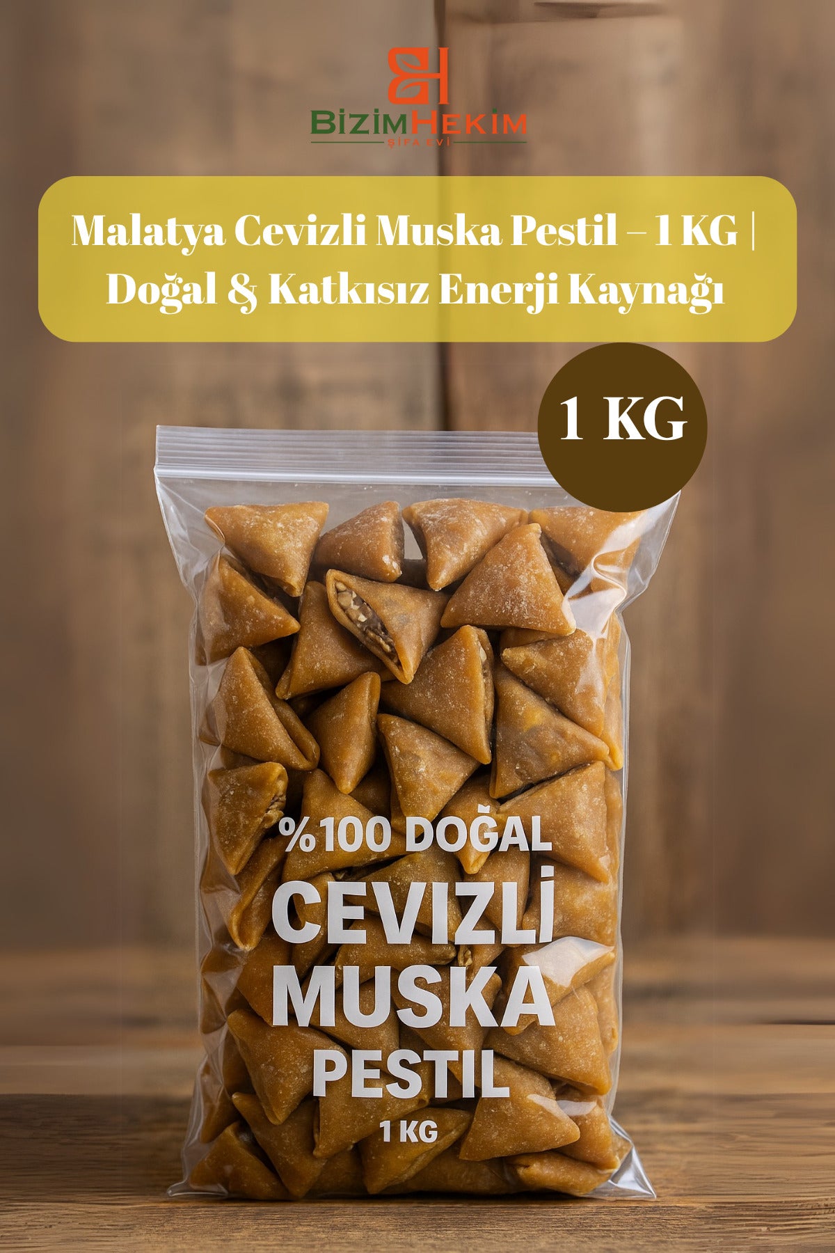Malatya Cevizli Muska Pestil – 1 KG | Doğal & Katkısız Enerji Kaynağı