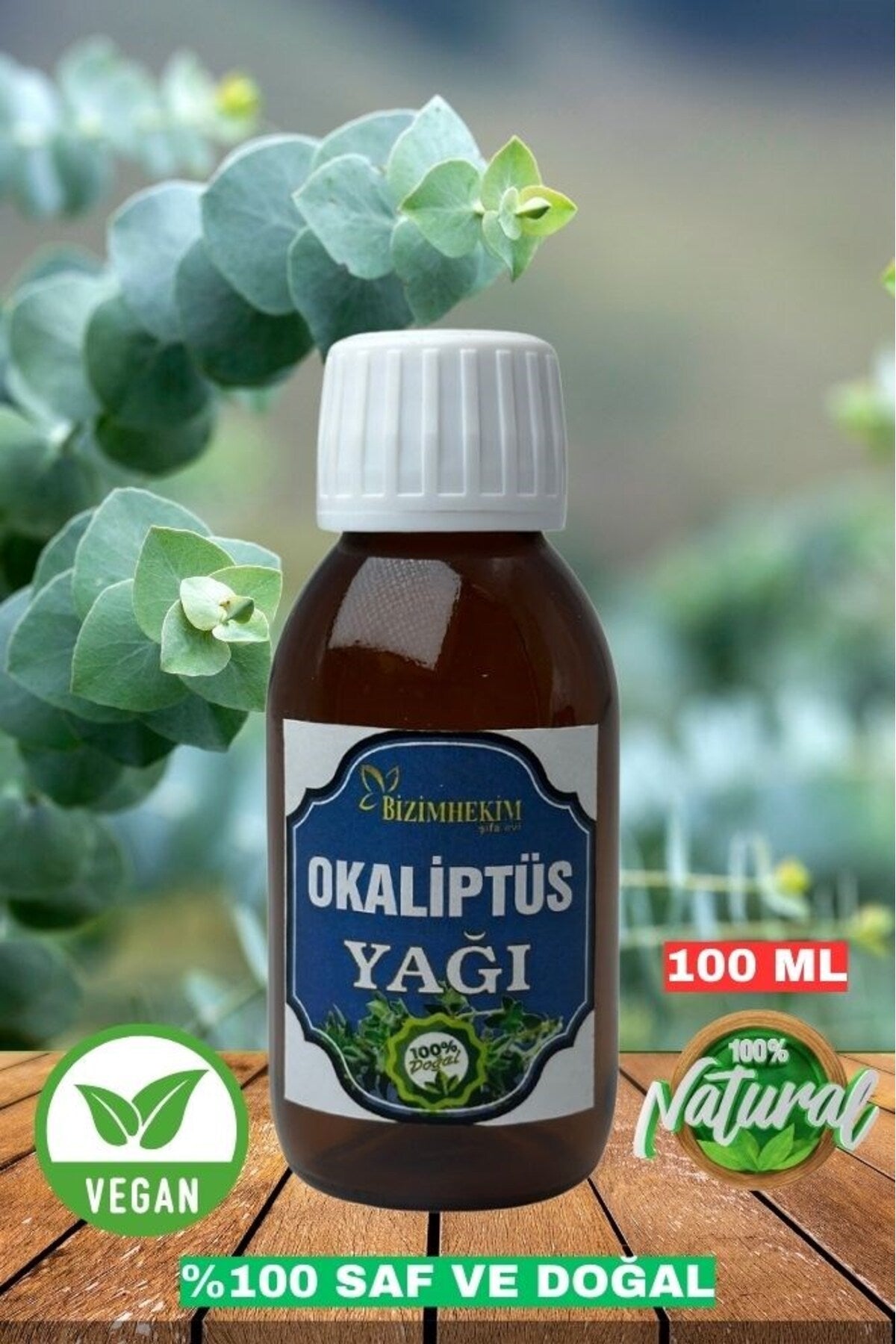 Okaliptüs Yağı 100 ml %100 Saf Ve Doğal Okaliptus Uçucu Yağı
