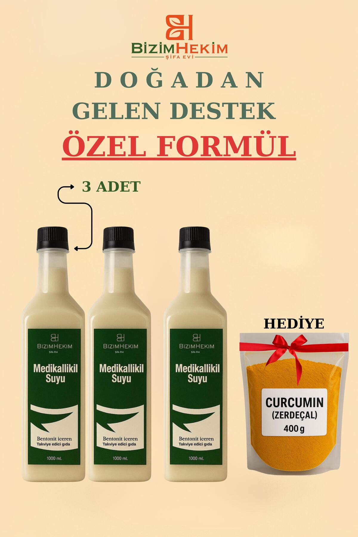 Medikallikil Suyu 3 litre -400 Gram Zerdaçal Hediye