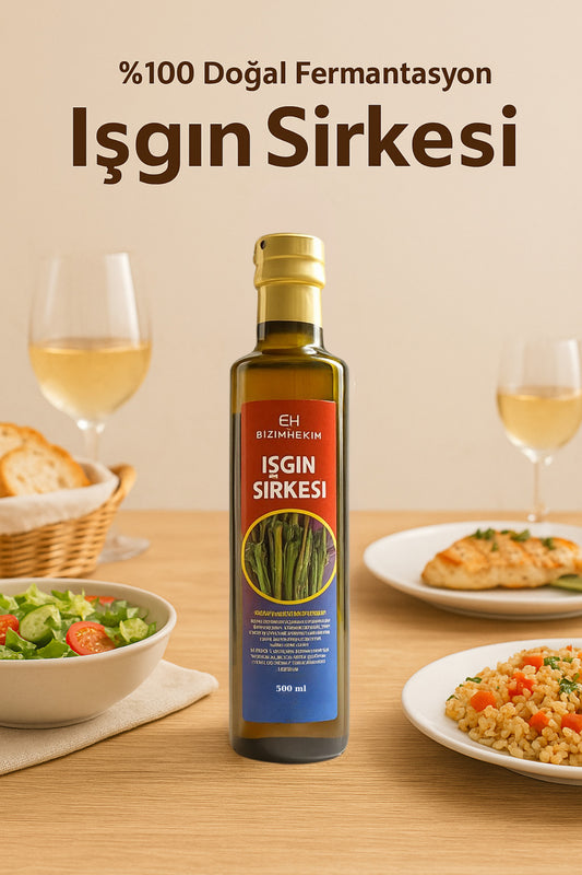 %100 Doğal Fermantasyon Işkın Sirkesi, Işgın Sirkesi, Işgın Vinegar, Rheum Ribes 500 ml.