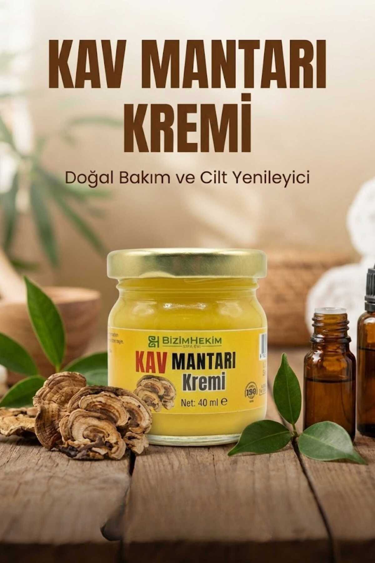 KAV MANTARI KREMİ Doğal ve Tüm Cilt Bakım Kremi 40ml