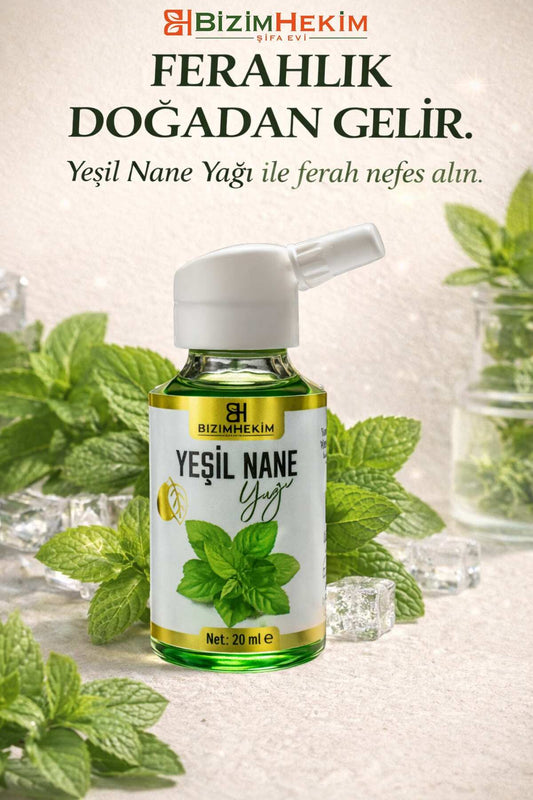 BizimHekim Yeşil Nane Yağı 20 ml Ferahlatıcı Bakım Yağı