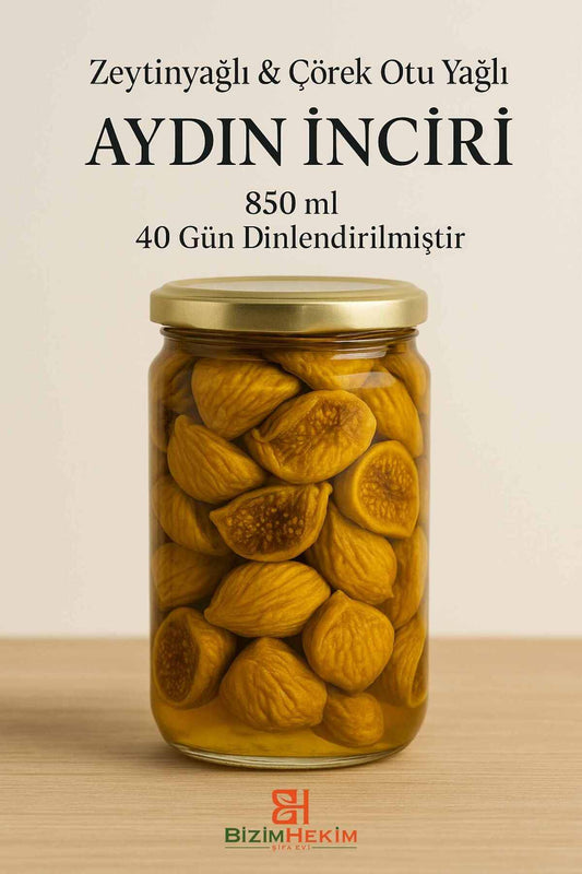 Zeytinyağlı Çörek Otu Aydın İnciri 850 Ml -40 Gün Dinlendirilmiş %100 Doğal
