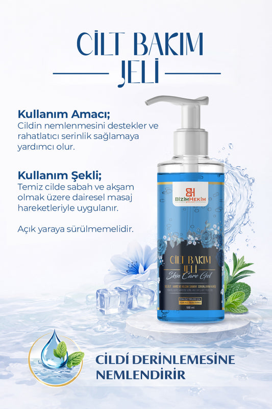 BizimHekim Cildi Derinlemesine Nemlendiren Cilt Bakım Jeli 100 ml