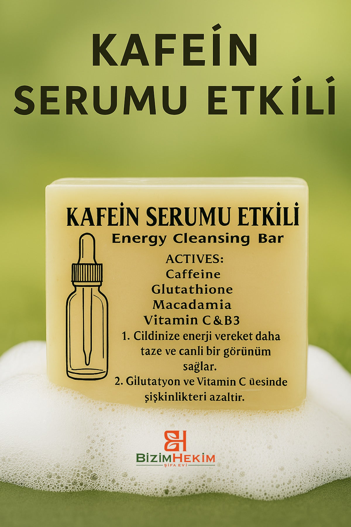 Kafein Serumu Etkili Canlandırıcı Yüz Sabunu