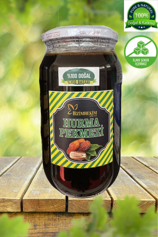 Saf Organik Katkısız Hurma Pekmezi Doğal Katkısız Saf Hurma Pekmezi Net 1kg 250 gr