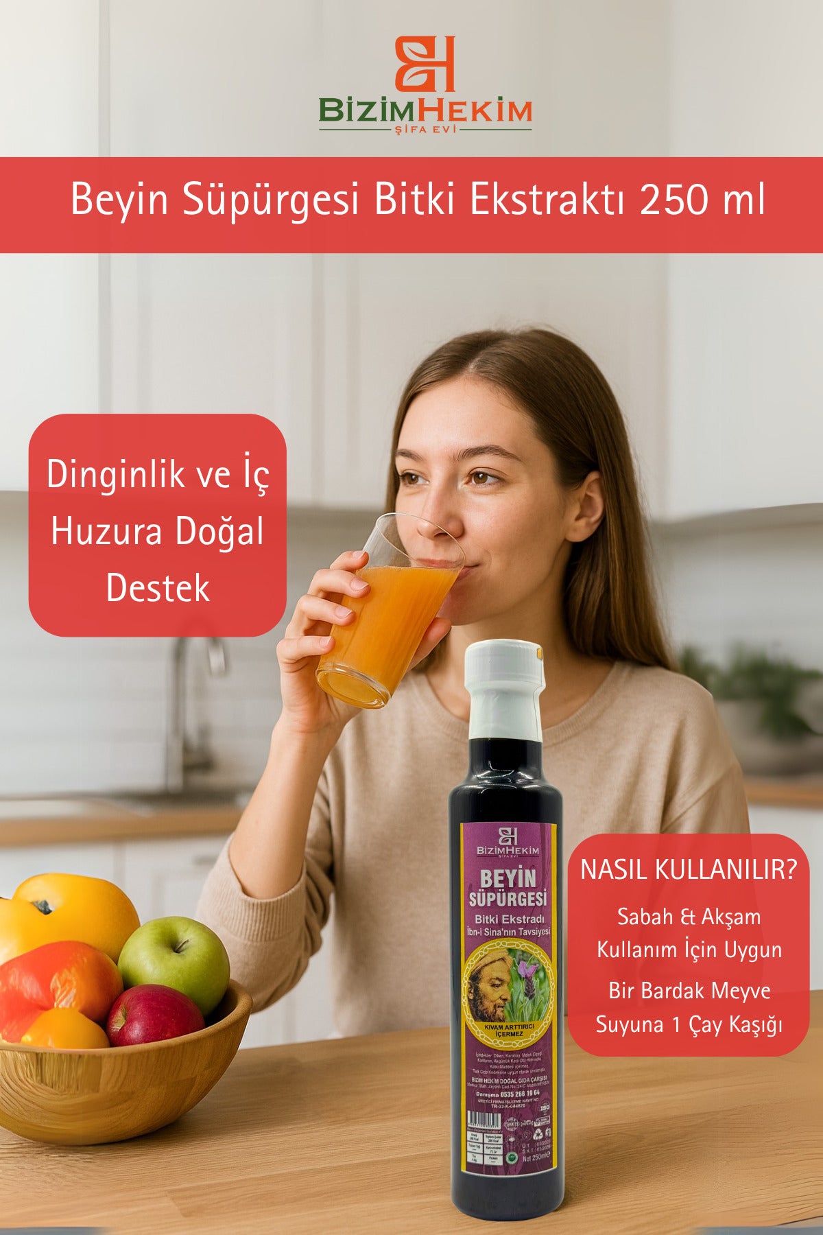 Beyin Süpürgesi Bitki Ekstraktı 250 ml Ibn-i Sina Formülü