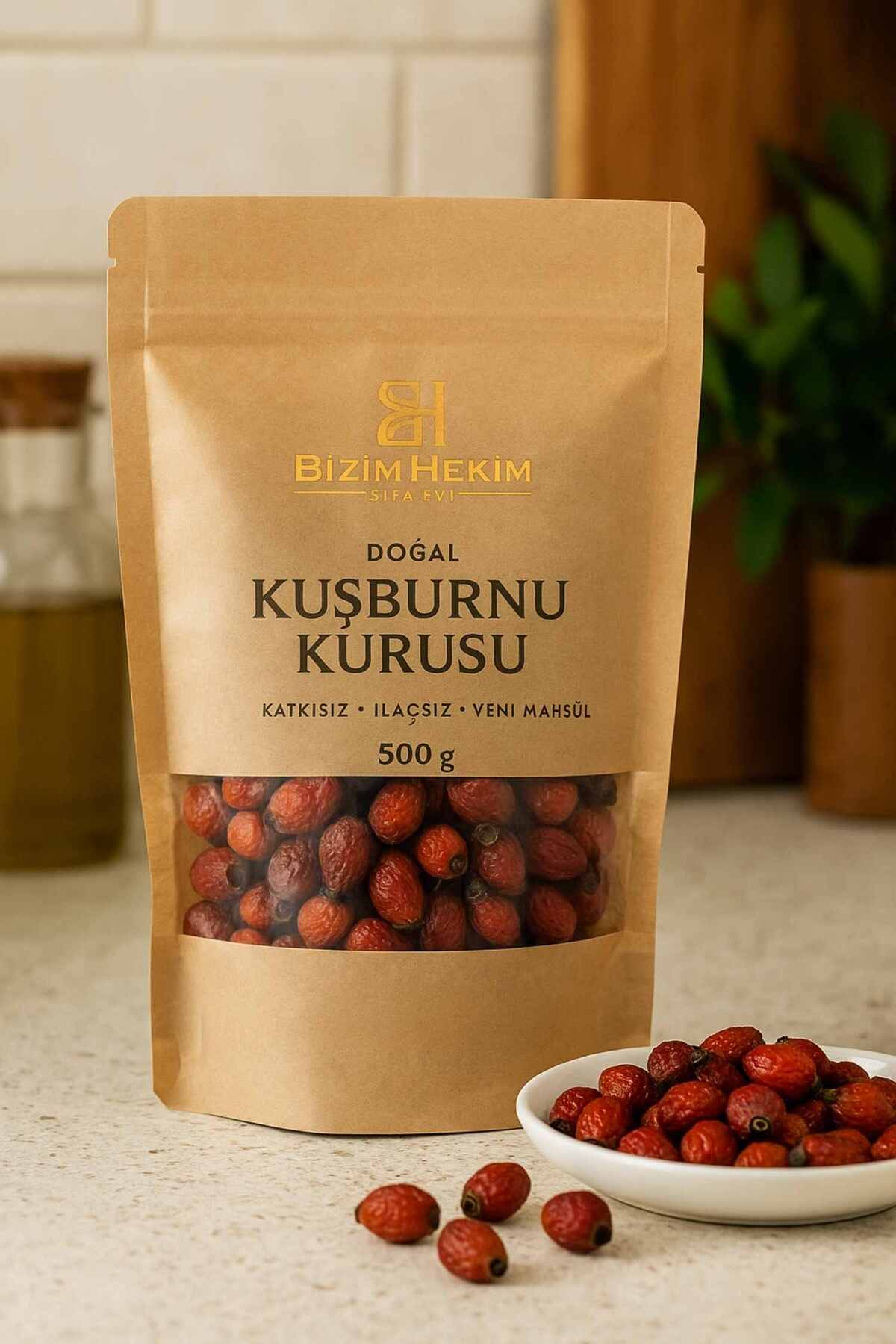 Kuşburnu Kurusu 500 Gr-Doğal Kurutulmuş Yeni Mahsül İlaçsız %100 Doğal