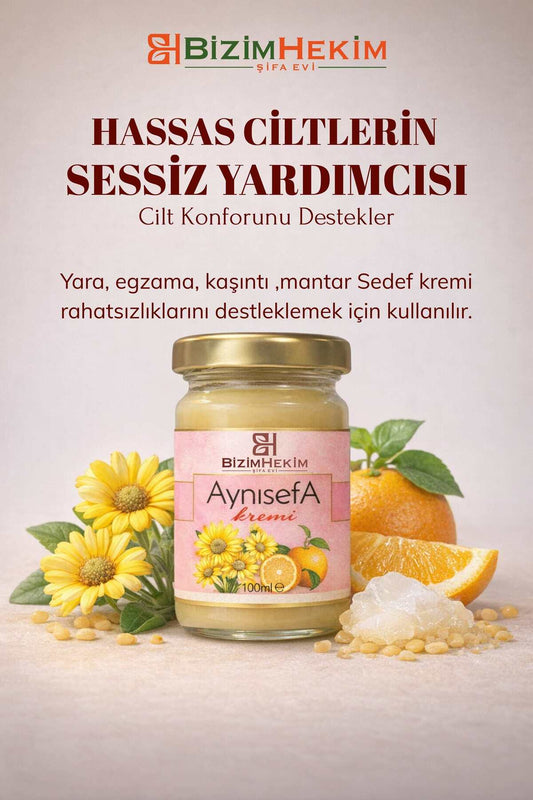 Aynısefa Cilt Konfor Kremi Egzema Yara Destekleyici Krem 100 ml