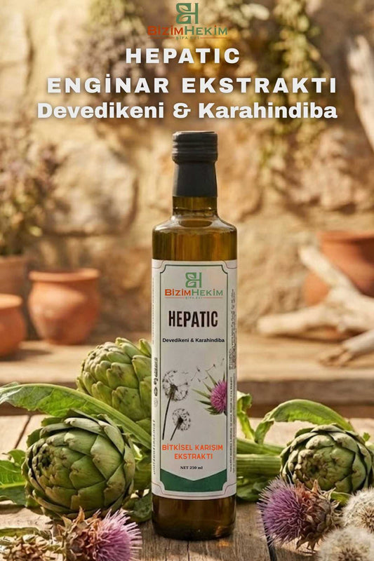 Hepatic bitki exstratı Karaciğer Detoksu %100 Doğal 250 Ml