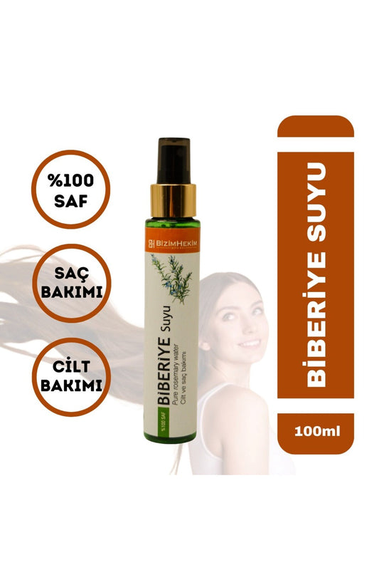Biberiye Suyu Dökülme Karşıtı Ve Hızlı Saç Uzatma & Dökülme Karşıtı %100 Saf Biberiye Suyu 100 ml