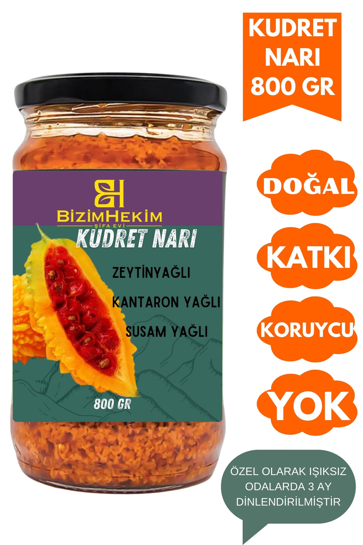 (ZEYTİNYAĞLI KANTARON YAĞLI KUDRET NARI (ÇÖREK OTU KANTARON- KİMYON SUSAM YAĞI ILAVELİ) -850gr