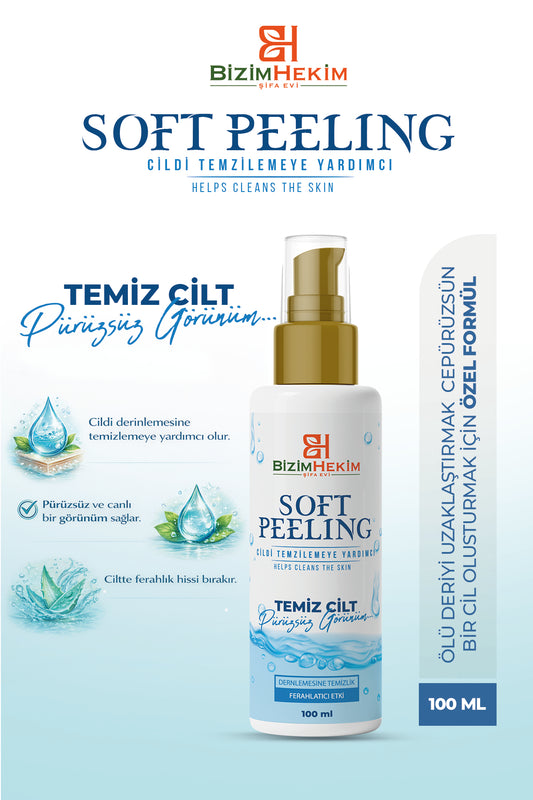 BizimHekim Pürüzsüz & Canlı Cilt Soft Peeling Niasinamid Arındırıcı Eşit Ton 100ml